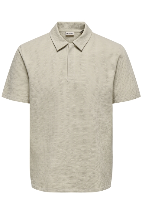 Only & Sons onskian life reg seersucker ss polo